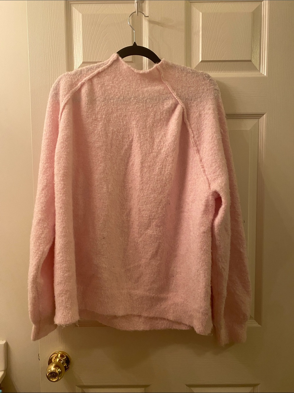 wild fable Plush Crewneck Sweater in Light Pink